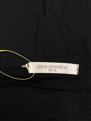 Lake moraine/Tシャツ/カットソー/トップス/ブラック/M-L