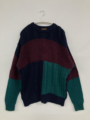 Eddie Bauer/エディーバウアー/ニット/セーター/トップス/ネイビー/M