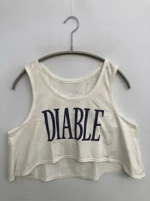 DIABLE/タンクトップ/トップス/アイボリー