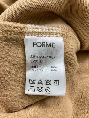 FORME/パーカー/トップス/ベージュ/1