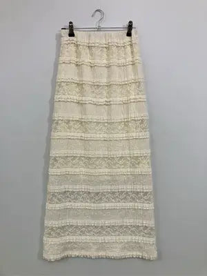 BONLECILL/ボンルシール/ロングスカート/スカート/ホワイト/F