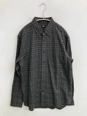 UNIQLO/ユニクロ/シャツ/ブラウス/トップス/グレー/S