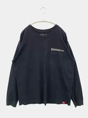 Manhattan Portage/マンハッタンポーテージ/Tシャツ/カットソー/トップス/ブラック/Large