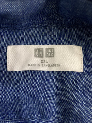 UNIQLO/ユニクロ/シャツ/ブラウス/トップス/ブルー/XXL
