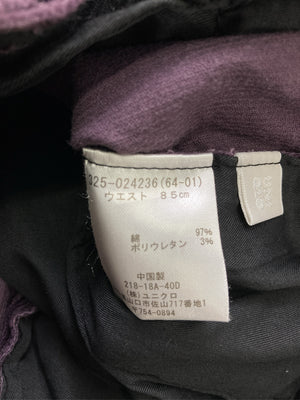 UNIQLO/ユニクロ/その他パンツ/パンツ/パープル/ウエスト85cm
