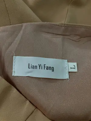Lian Yi Fang/ワンピース/ワンピース/ドレス/ベージュ/L