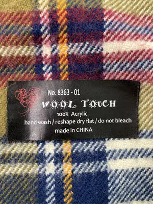 WOOL TOUCH/マフラー/ファッション雑貨/ライトグリーン