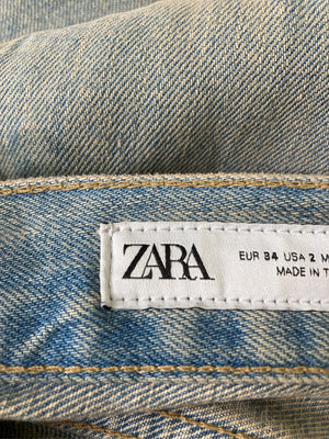ZARA/ザラ/デニムパンツ/パンツ/ブルー/34