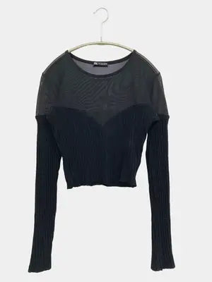 ZARA/ザラ/ニット/セーター/トップス/ブラック/S