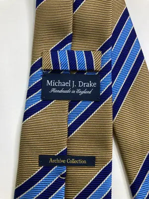 Michael j. Drake/ネクタイ/ファッション雑貨/ベージュ