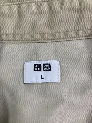 UNIQLO/ユニクロ/シャツ/ブラウス/トップス/ベージュ/L