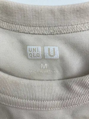 UNIQLO/ユニクロ/Tシャツ/カットソー/トップス/ベージュ/M
