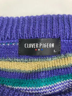 CLOVER PIGEON/ニット/セーター/トップス/パープル/L
