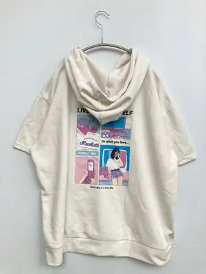 COLZA/コルザ/パーカー/トップス/ホワイト/L