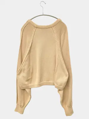 ZARA/ザラ/ニット/セーター/トップス/ベージュ/USA L