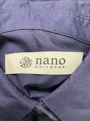 nano UNIVERSE/ナノユニバース/シャツワンピース/ワンピース/ドレス/ネイビー/F