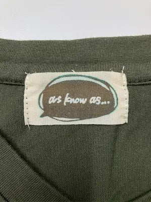 as know as/アズノゥアズ/Tシャツ/カットソー/トップス/カーキ