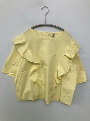 stradivarius/ストラディバリウス/シャツ/ブラウス/トップス/イエロー/m