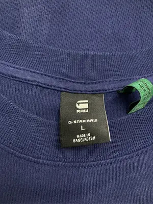 G-STAR RAW/ジースターロゥ/Tシャツ/カットソー/トップス/ネイビー/L