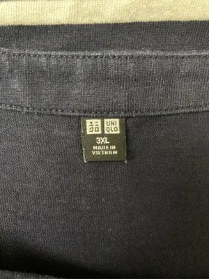 UNIQLO/ユニクロ/Tシャツ/カットソー/トップス/ブラック/3XL