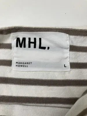 MHL./エムエイチエル/Tシャツ/カットソー/トップス/ホワイト/L