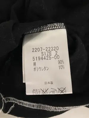 Tシャツ/カットソー/トップス/ブラック/2