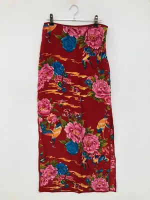 BETSEY JOHNSON/ロングスカート/スカート/レッド/S