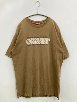 SAVE/Tシャツ/カットソー/トップス/ブラウン/L