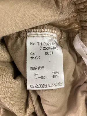 チノパンツ/パンツ/ベージュ/L