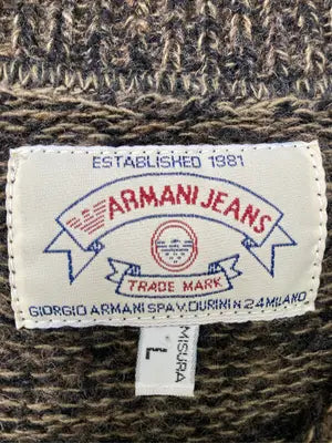 ARMANI JEANS/アルマーニジーンズ/ニット/セーター/トップス/ブラウン/L