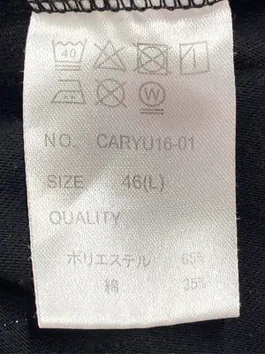 Cavari A/キャバリア/Tシャツ/カットソー/トップス/ブラック/46(L)