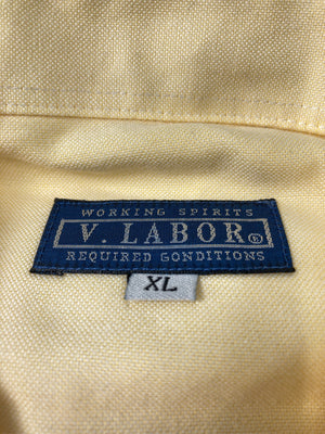 V.LABOR/シャツ/ブラウス/トップス/イエロー/XL