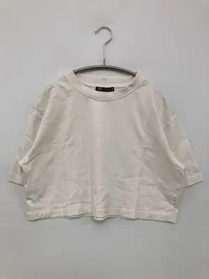 ZARA/ザラ/Tシャツ/カットソー/トップス/ホワイト/ S