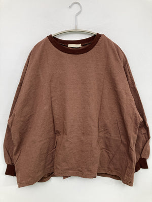 JUST COLLECTION/ジャストコレクション/Tシャツ/カットソー/トップス/ブラウン/F