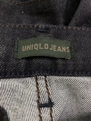 UNIQLO/ユニクロ/デニムパンツ/パンツ/ネイビー/35(89cm)