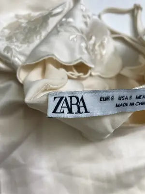ZARA/ザラ/キャミソール/トップス/アイボリー/USA S