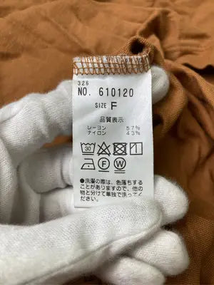 natural couture/ナチュラルクチュール/Tシャツ/カットソー/トップス/ブラウン/F