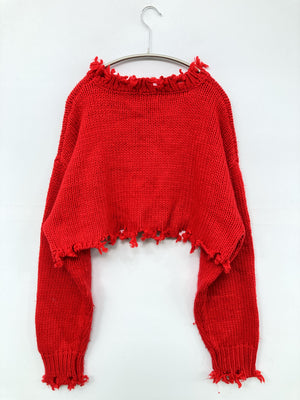 W.W.G/フーズフーギャラリー/ニット/セーター/トップス/レッド/F