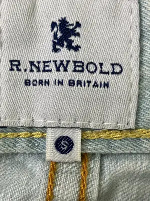 R.NEWBOLD/アールニューボールド/デニムパンツ/パンツ/スカイブルー/S
