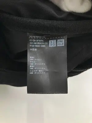 UNIQLO/ユニクロ/ショルダーバッグ/バッグ/ブラック