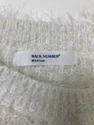 BACK NUMBER/バックナンバー/ニット/セーター/トップス/ホワイト/M
