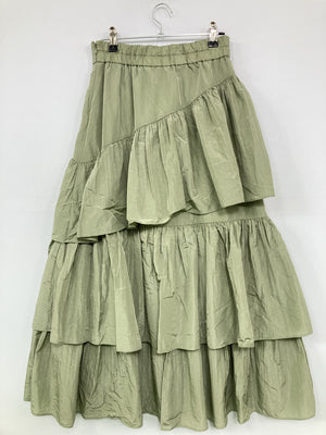 CADUNE/カデュネ/ロングスカート/スカート/グリーン/36