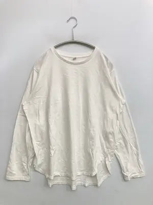 UNIQLO/ユニクロ/Tシャツ/カットソー/トップス/ホワイト/L