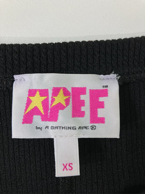 APEE/Tシャツ/カットソー/トップス/ブラック/XS