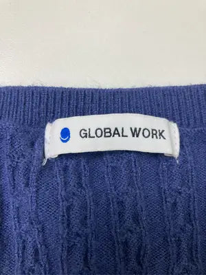 GLOBAL WORK/グローバルワーク/カーディガン/ボレロ/トップス/ブルー/F
