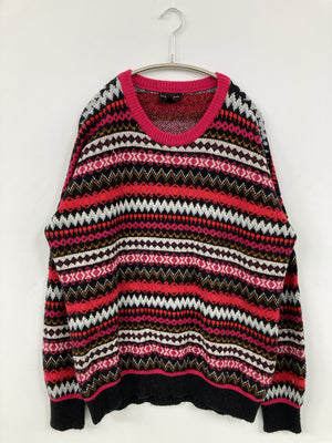 ニット/セーター/トップス/レッド/L