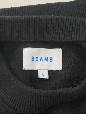 BEAMS/ビームス/ニット/セーター/トップス/ブラック/L