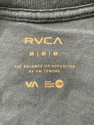 RVCA/ルーカ/Tシャツ/カットソー/トップス/ブラック/M
