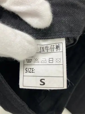 デニムパンツ/パンツ/ブラック/S