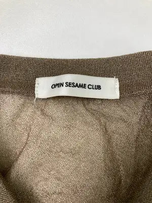 OPEN SESAME CLUB/ポロシャツ/トップス/ブラウン
